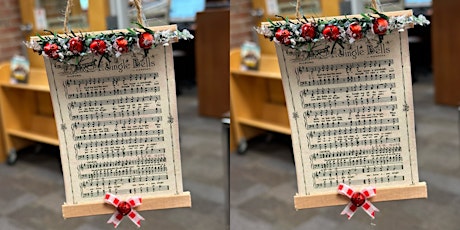 Adult Crafter-noon: Sheet Music Ornament primary image