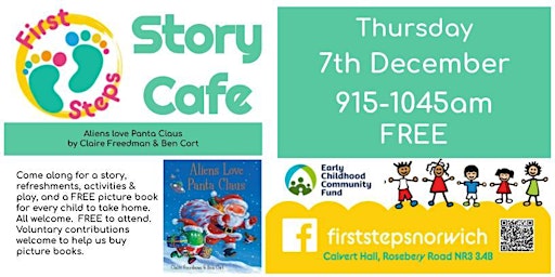 First Steps does Story Cafe - Aliens love Panta Claus primary image