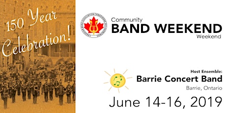 CBA-ONTARIO Community Band Weekend June 2019 primary image