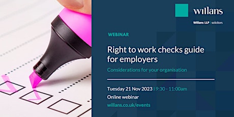 Right to work checks guide for employers (webinar) primary image