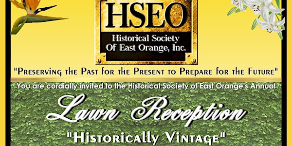 Historical Society of East Orange Lawn Reception