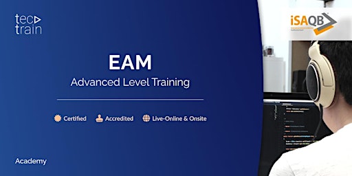 iSAQB EAM Training 10-12 Apr 2024 / Live-Online primary image