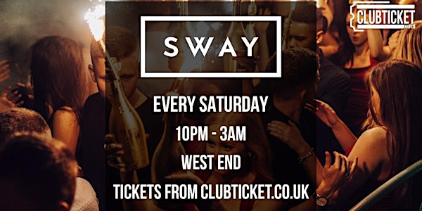 Sway  Bar every Saturday