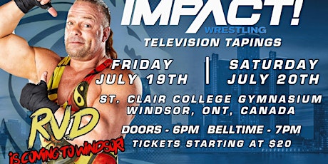 Hauptbild für Impact Wrestling July Television Tapings