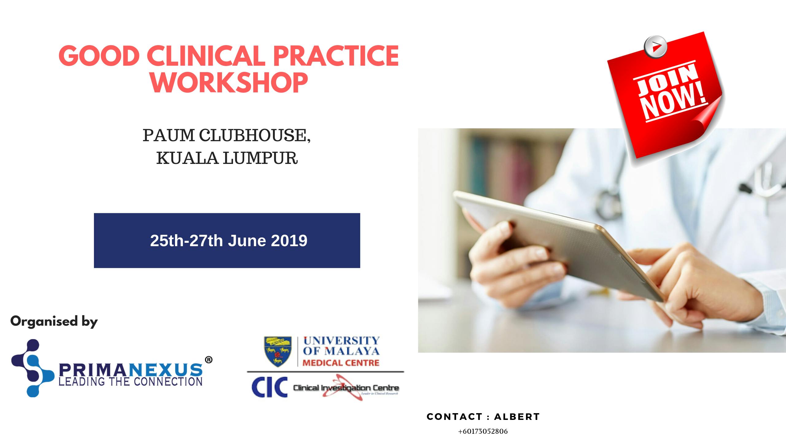 Good Clinical Practice Workshop