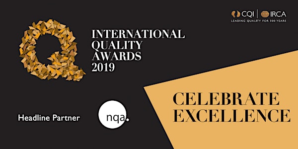 2019 International Quality Awards Ceremony - VIPs