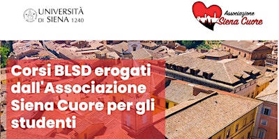 Hauptbild für Corsi BLSD erogati da Siena Cuore per studenti Università di Siena