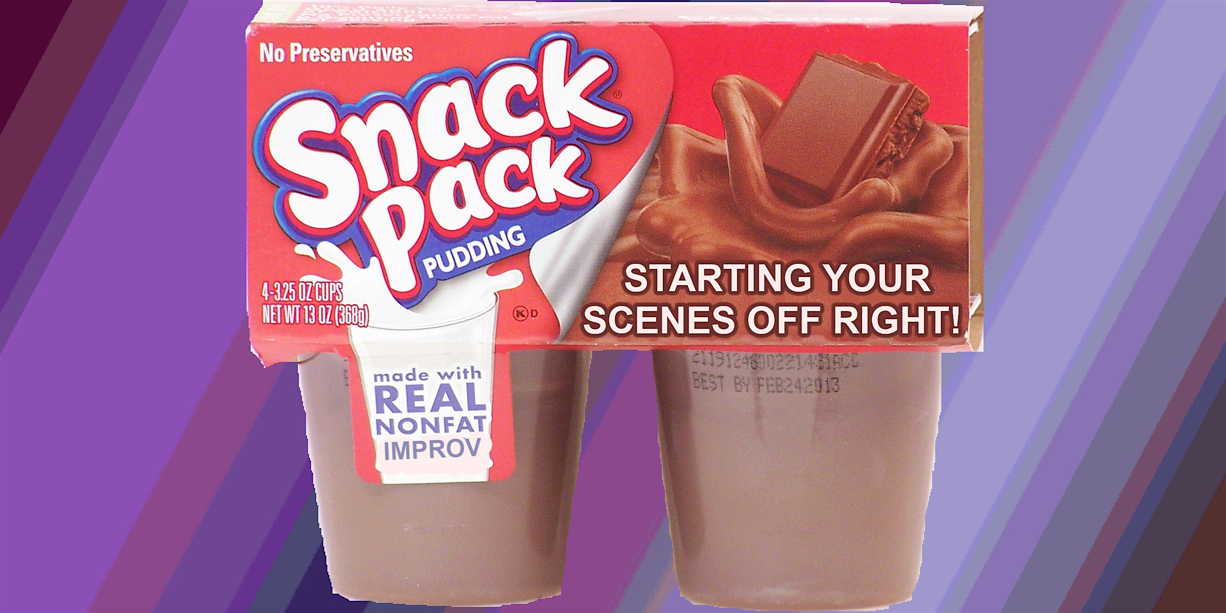 Instructor Snack Pack: Starting Your Scenes Off Right! 4-Week Workshop