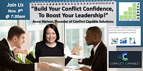 Build Your Conflict Confidence to Boost Your Leadership primary image
