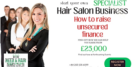 Imagem principal de How to Rise £25k towards Specialist Salon Franchise Birmingham