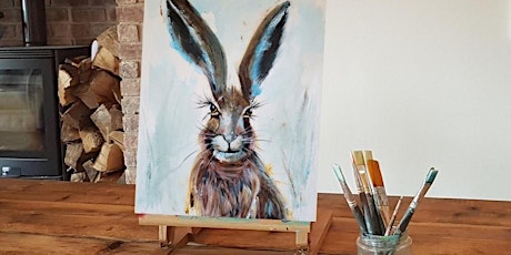 'Mr Hare'  Painting workshop  @The Green Inn, Rawcliffe  primärbild