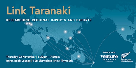Link Taranaki - Researching regional imports and exports primary image