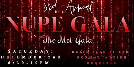 3rd Annual Nupe Gala primary image