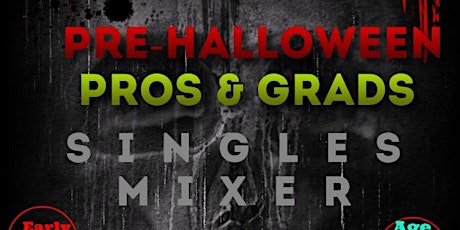 In-Person PROS  AND GRADS Tampa Singles Mixer : Pre-Halloween Get2gether primary image