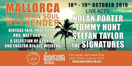 Mallorca Northern Soul Weekender primary image