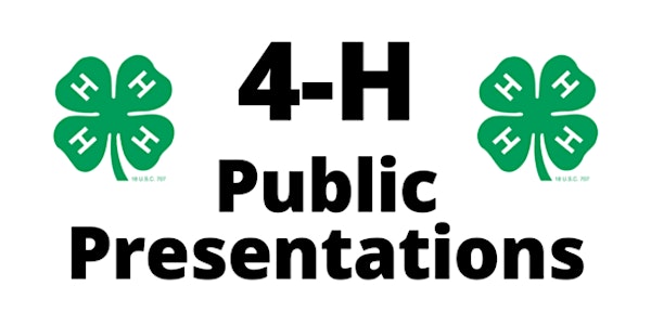 Gage County 4-H Presentation Contest