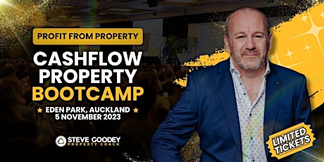 Steve Goodey's Cashflow Property Bootcamp Auckland 2023 primary image
