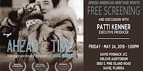 Congresswoman Debbie Wasserman Schultz FILM SCREENING: Ahead of Time primary image
