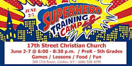 Superhero Training Camp VBS at 17th Street  primary image
