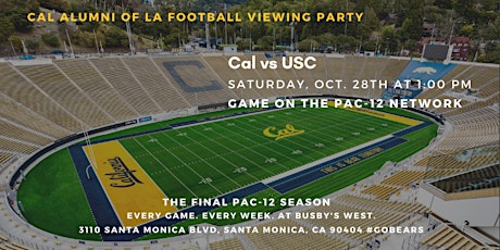 Imagem principal do evento Cal Football Viewing Party vs. USC