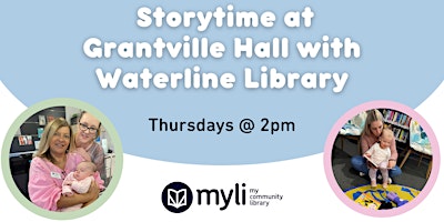 Primaire afbeelding van Story Time at Grantville Hall with Myli  Waterline