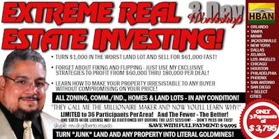 San Bernadino Extreme Real Estate Investing (EREI) - 3 Day Seminar
