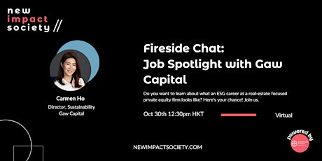Job Spotlight Fireside Chat with Gaw Capital primary image