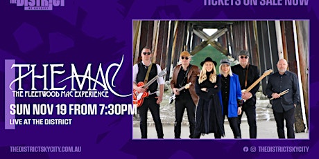 The MAC Band -Fleetwood Mac Experience @ The District at SkyCity Adelaide primary image
