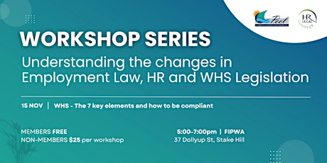 Peel CCI Workshop Series - WHS - The 7 key elements and how to be compliant primary image
