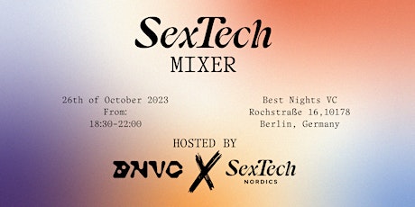 Primaire afbeelding van SexTech Mixer - Berlin edition