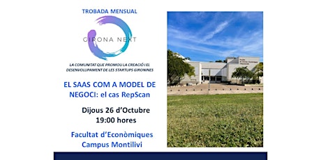 Trobada mensual Girona Next - El SAAS com a model de negoci, el cas Repscan primary image