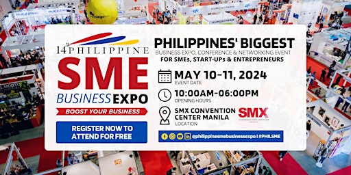 Imagem principal do evento 14th Philippine SME Business Expo 2024