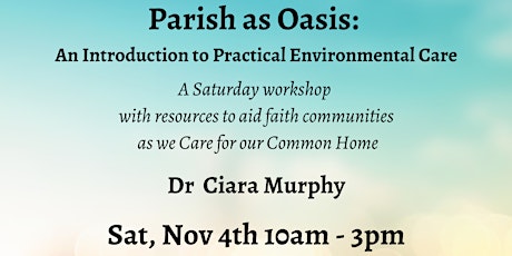 Parish as Oasis - An Introduction to Practical Environmental Care primary image