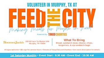 Hauptbild für Feed The City Murphy: Making Meals for People In Need