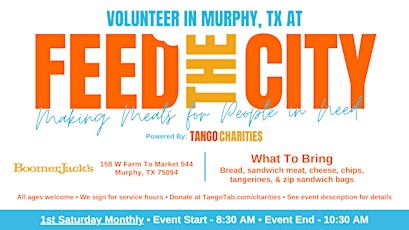 Feed The City Murphy: Making Meals for People In Need