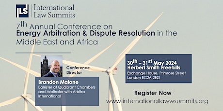 7th Annual Conference on Energy Arbitration & Dispute Resolution in MEA