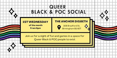 Primaire afbeelding van Black & POC Queer Social