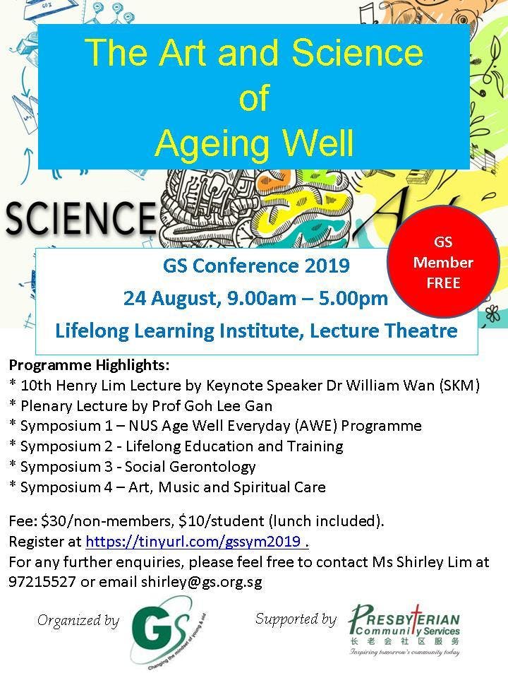 GS Conference The Art and Science of Ageing Well