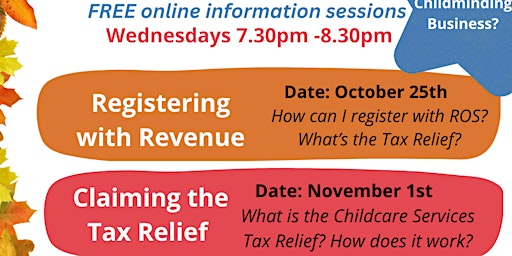 Childminding  Information Session - Registering with Revenue primary image