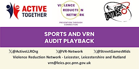 Sports and VRN Audit Feedback primary image