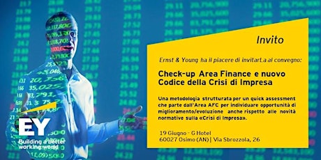 Immagine principale di Check-up area Finance e nuovo Codice della Crisi d'Impresa 
