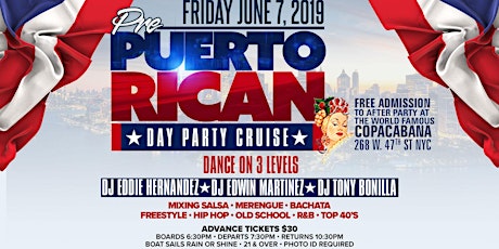 Pre Puerto Rican Day Yacht Party primary image