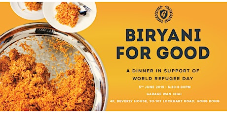 Biryani For Good: World Refugee Day 2019 primary image