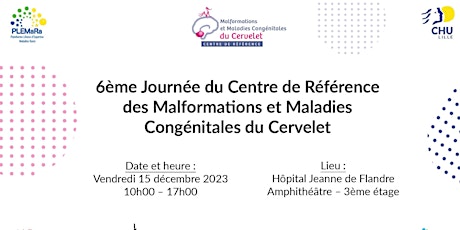 Primaire afbeelding van 6ème Journée du Centre de Référence 2M2C