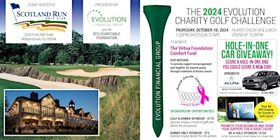 Hauptbild für The 2024 Evolution Charity Golf Challenge