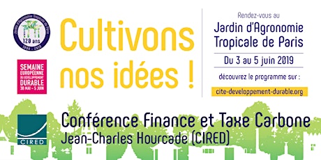 Image principale de Conférence sur finance et taxe carbone par Jean-Charles Hourcade