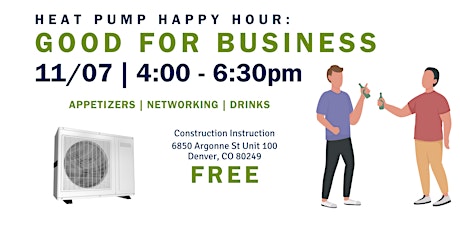 Heat Pump Happy Hour: Good for Business primary image