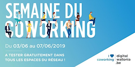 Image principale de Semaine du Coworking 2019 à La Louvière