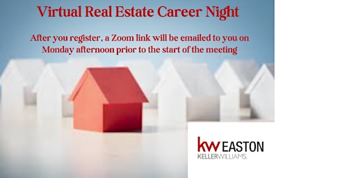 Imagen principal de Real Estate Career Night:   Keller Williams Easton