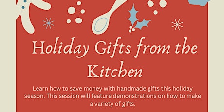 Holiday Gifts from the Kitchen primary image